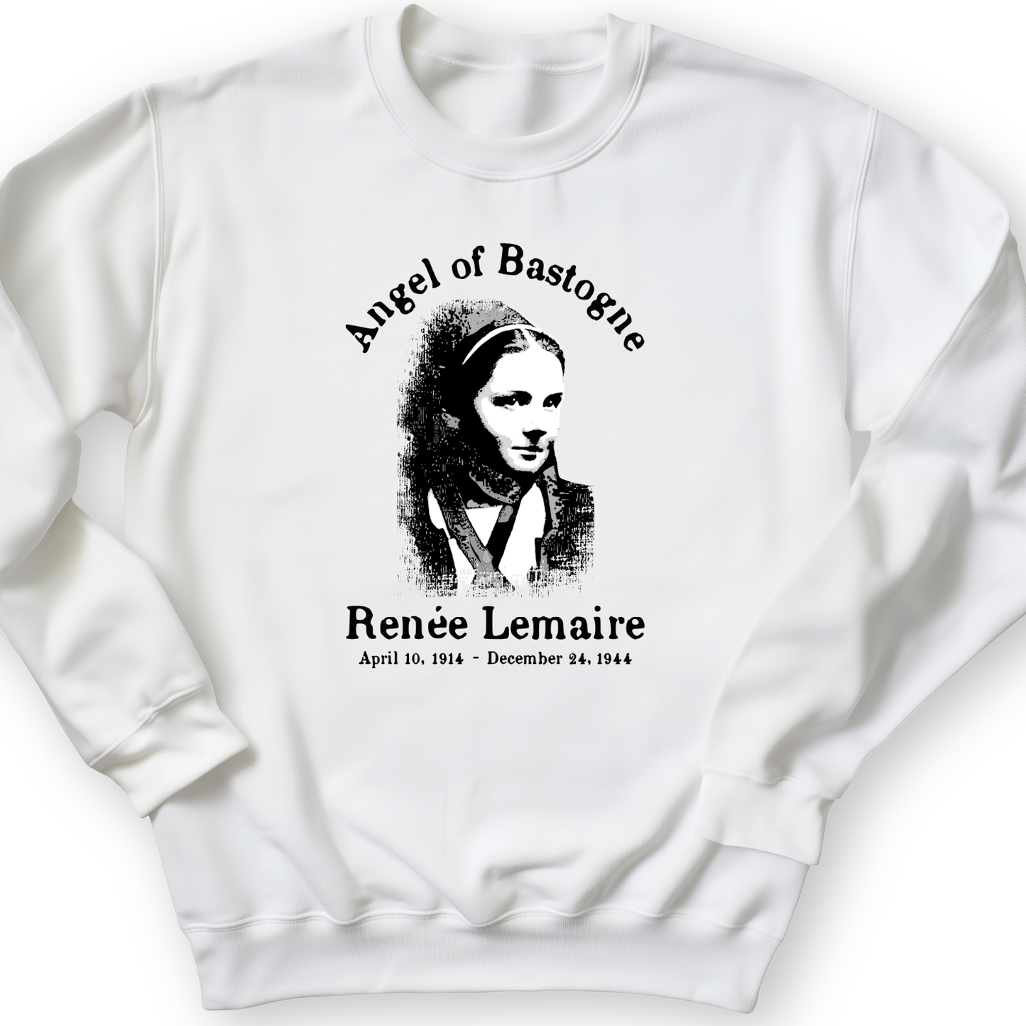 Angel of Bastogne Crewneck White / S
