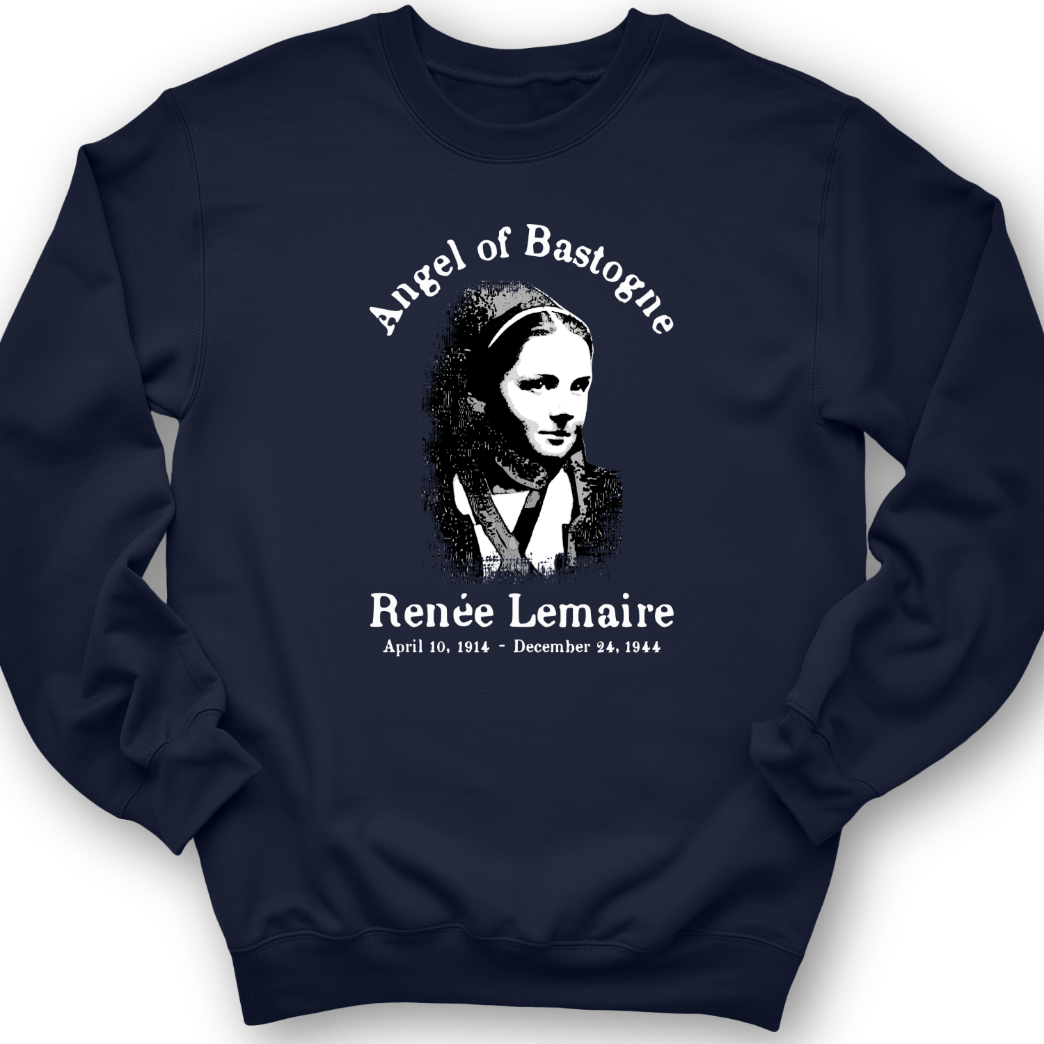 Angel of Bastogne Crewneck Navy / S