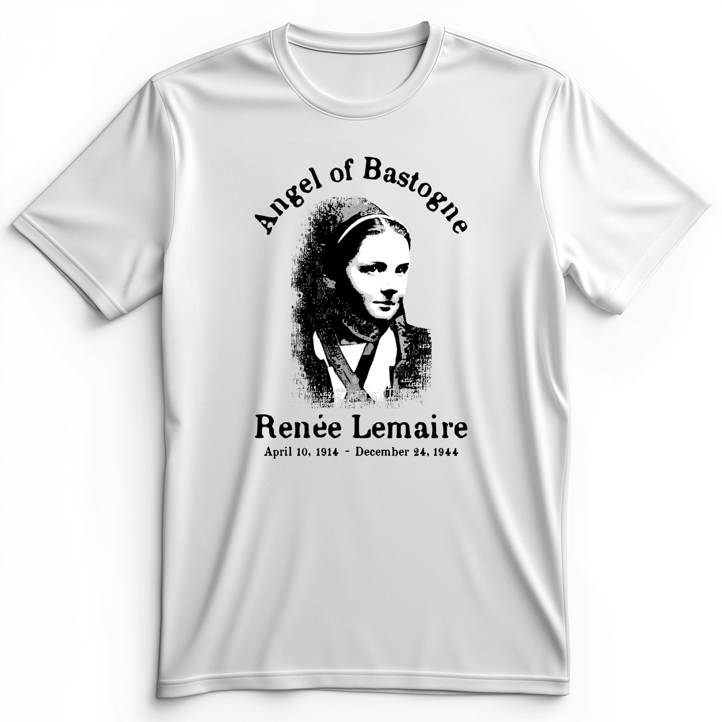 Angel of Bastogne Premium Tee White / S