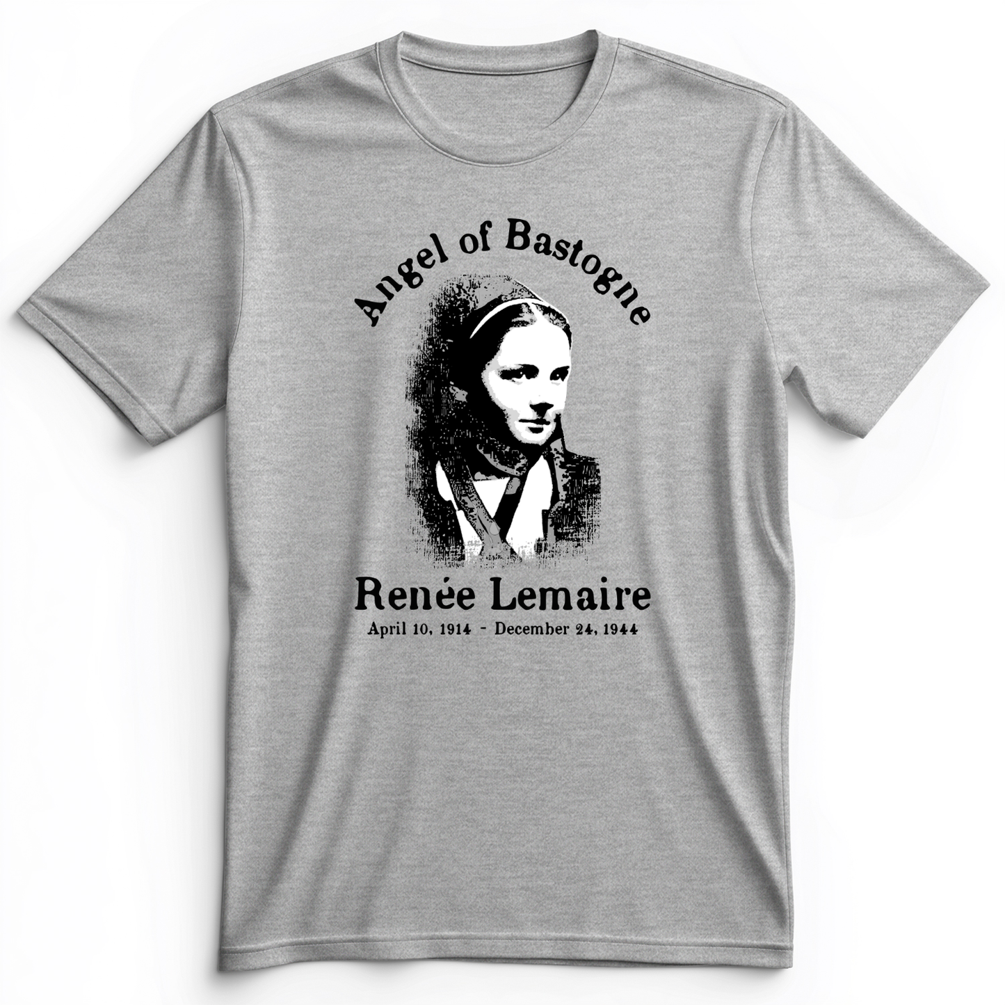 Angel of Bastogne Premium Tee Athletic Heather / S