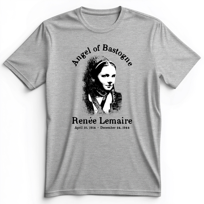 Angel of Bastogne Premium Tee Athletic Heather / S