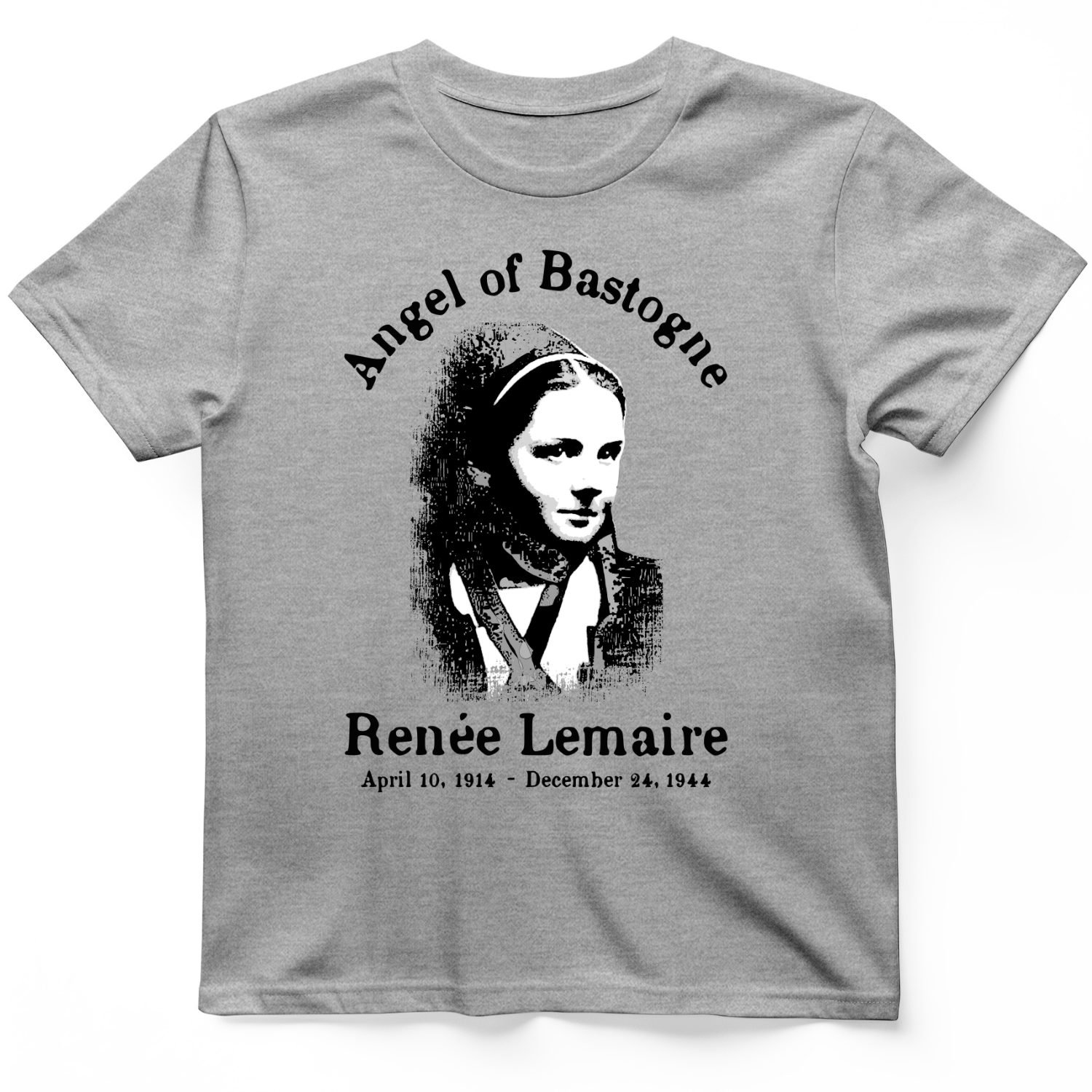 Angel of Bastogne T-Shirt Sport Grey / S