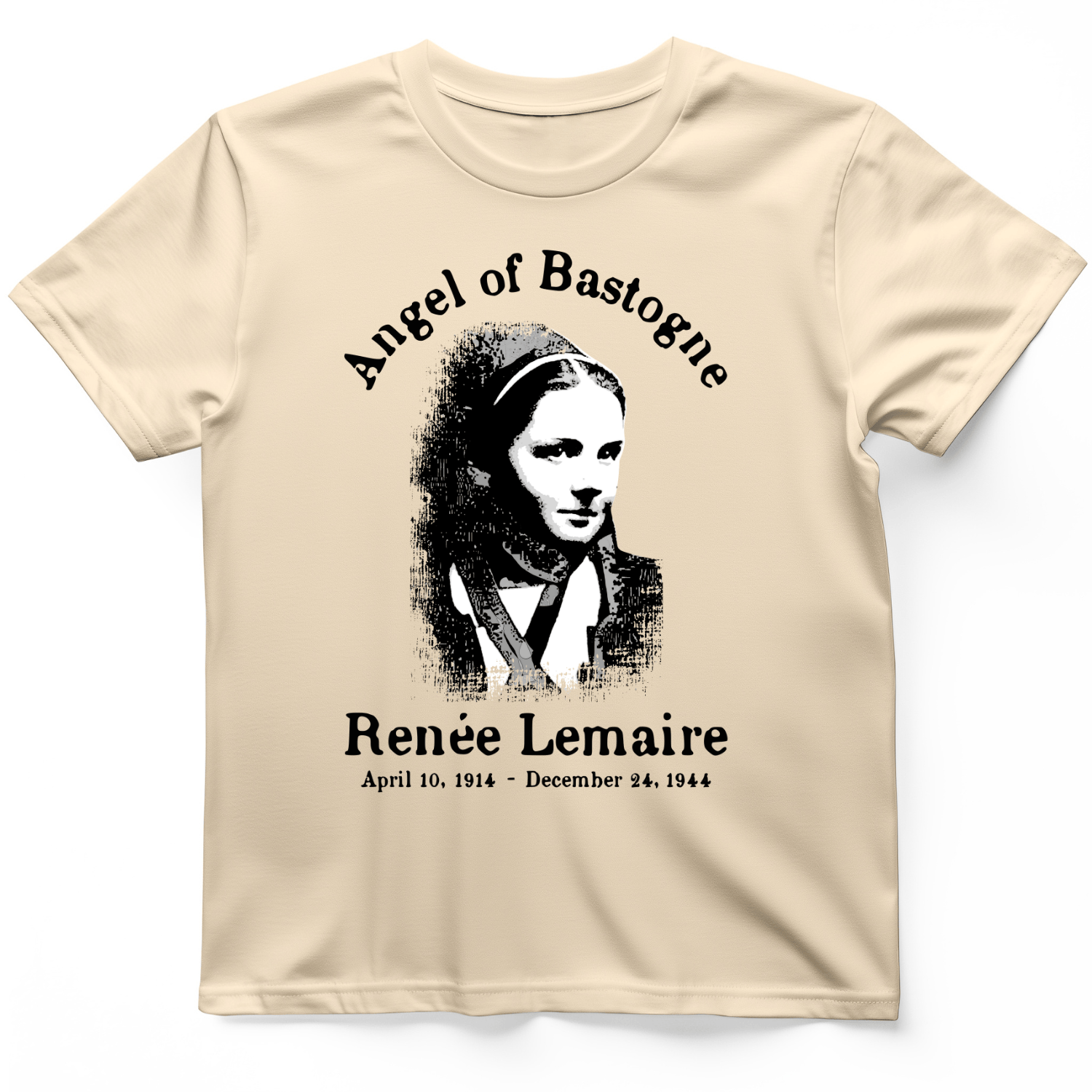 Angel of Bastogne T-Shirt Natural / S