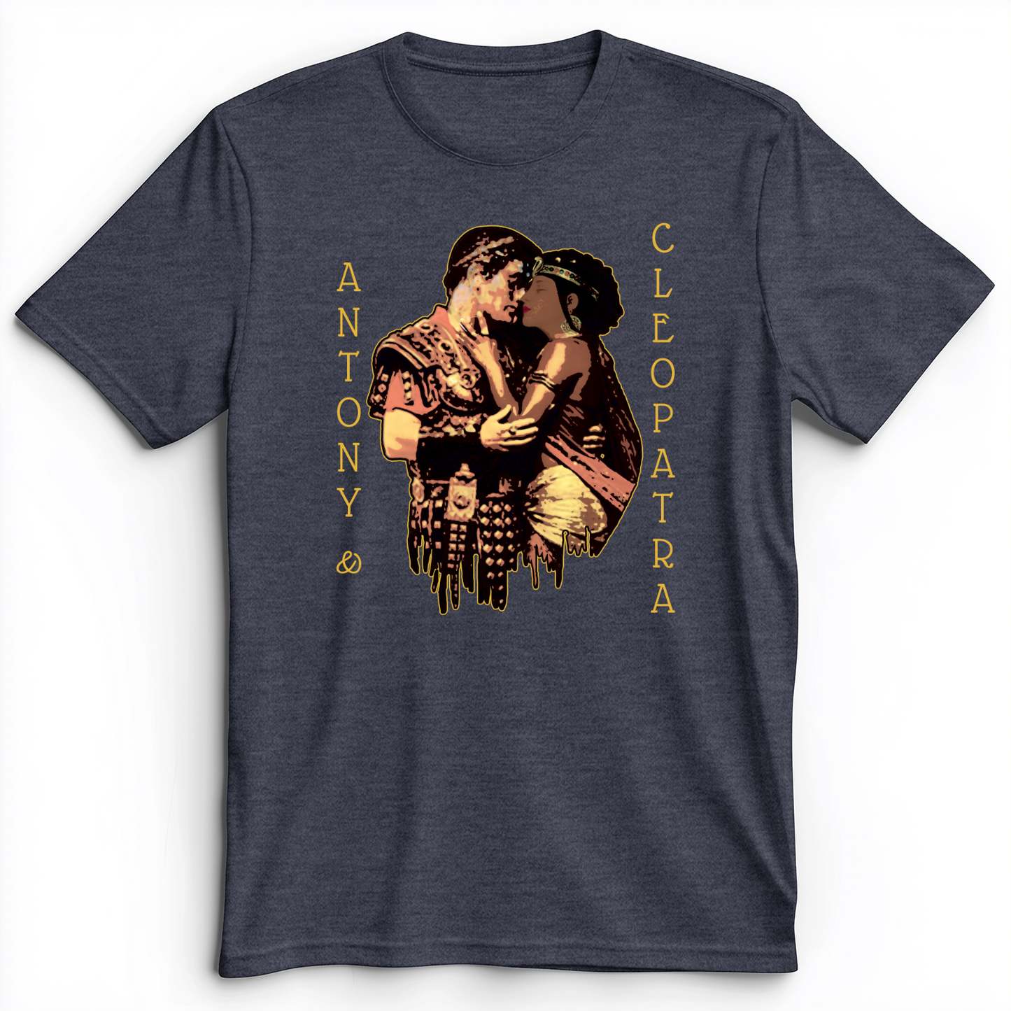 Antony And Cleopatra Premium Tee Heather Navy / S