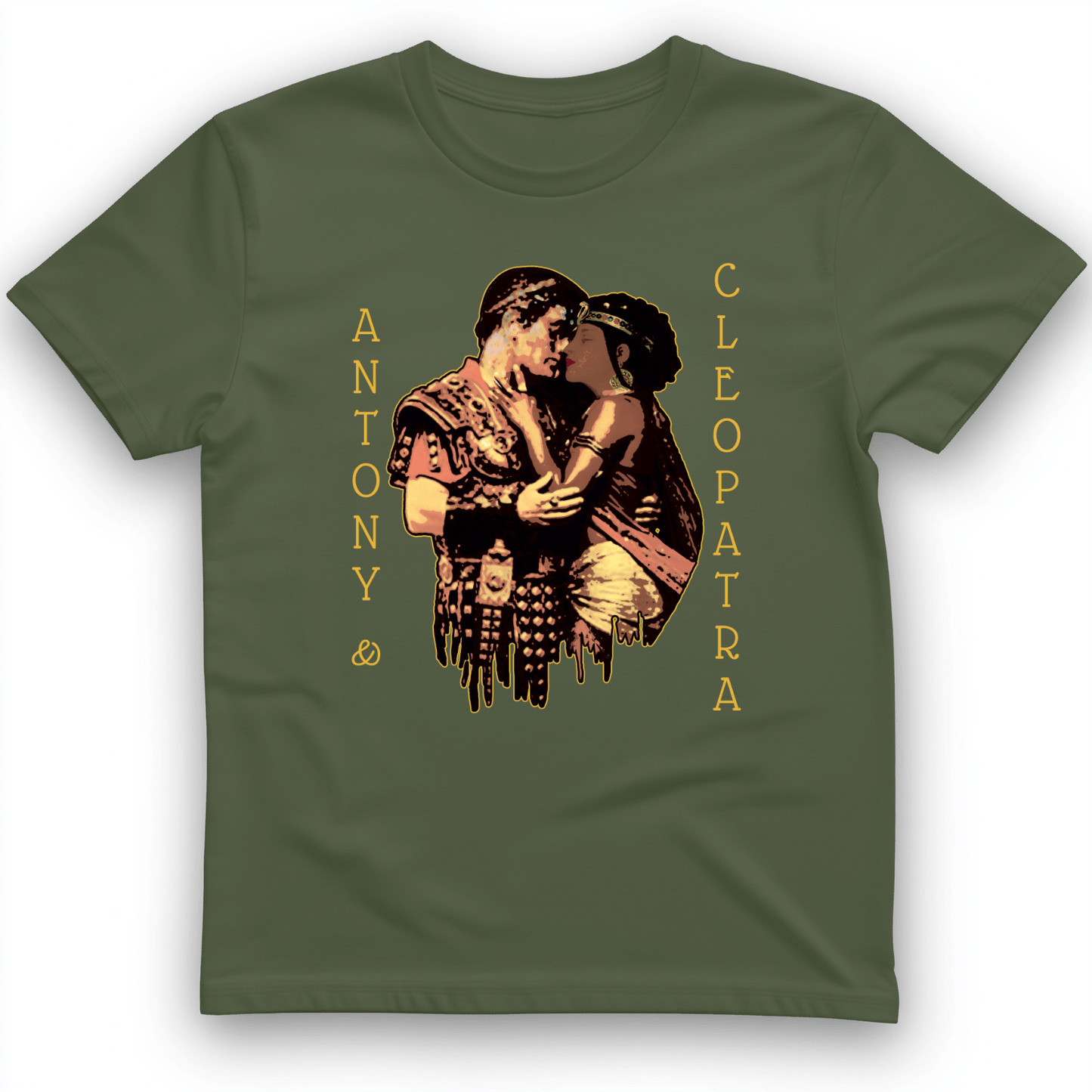 Antony And Cleopatra T-Shirt Military Green / S