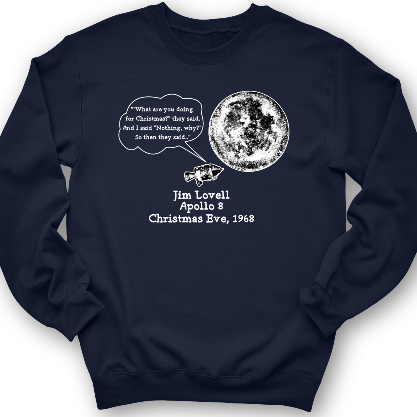 Apollo 8 Crewneck Navy / S