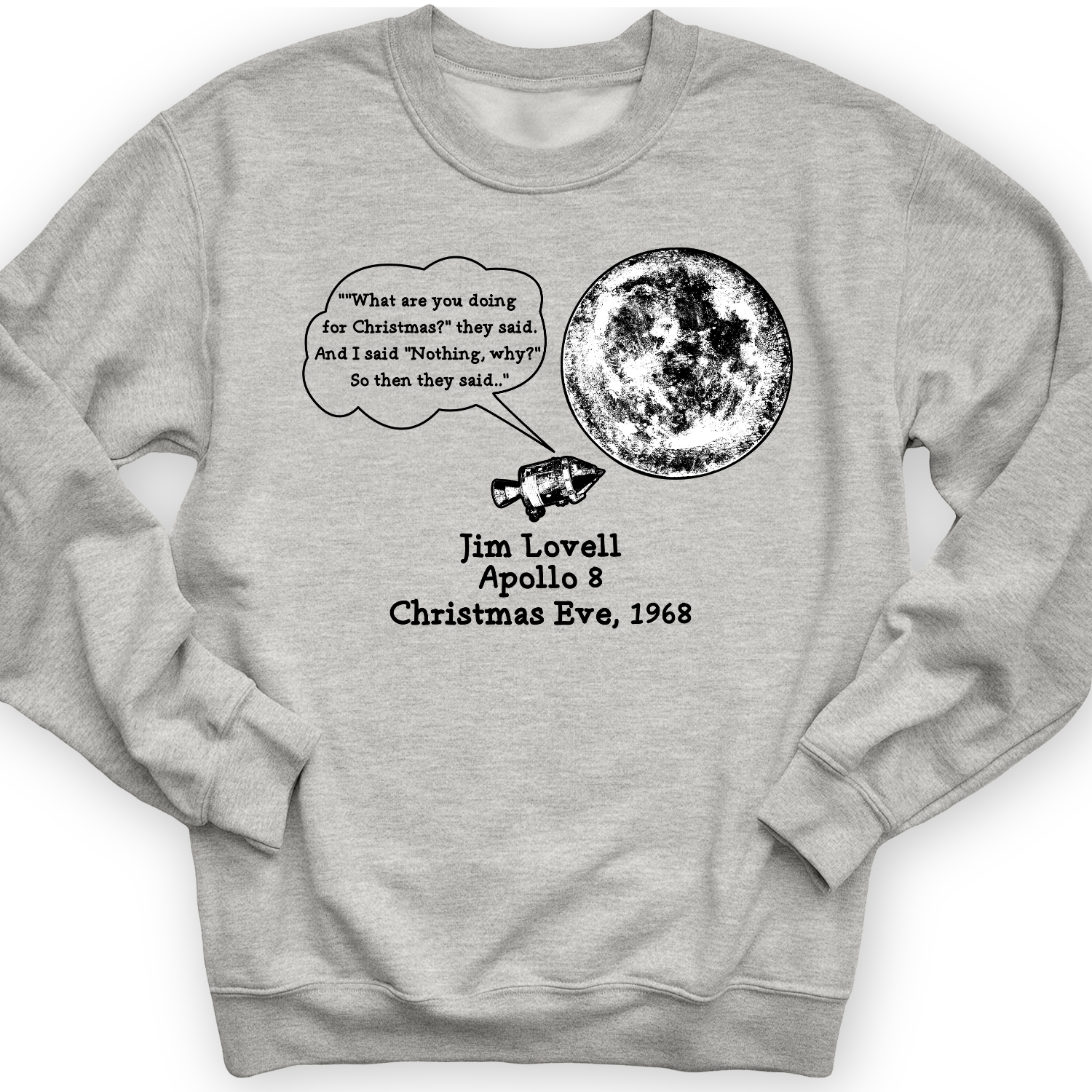 Apollo 8 Crewneck Sport Grey / S