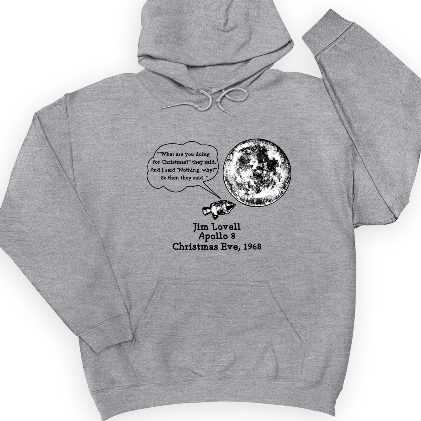 Apollo 8 Hoodie Sport Grey / S