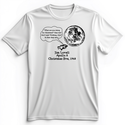 Apollo 8 Premium Tee White / S