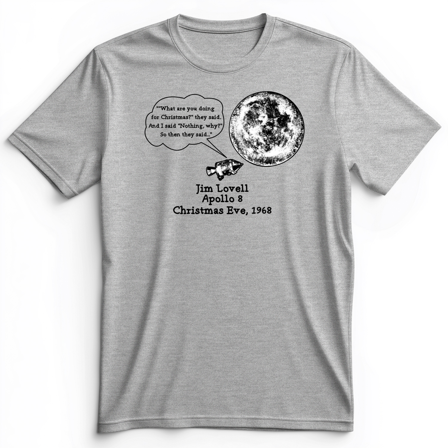 Apollo 8 Premium Tee Athletic Heather / S