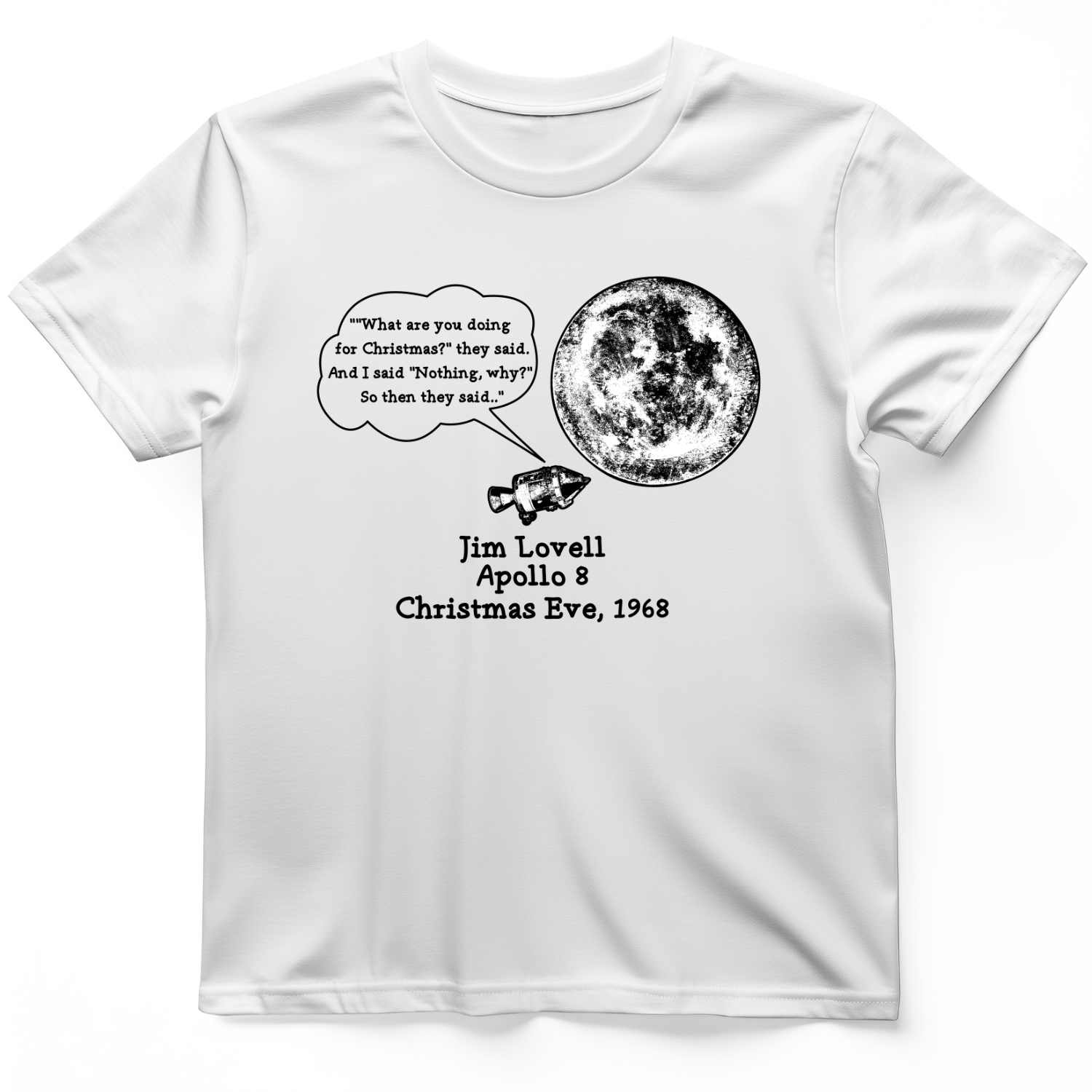 Apollo 8 T-Shirt White / S