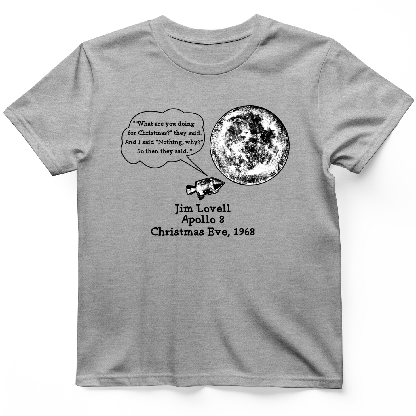 Apollo 8 T-Shirt Sport Grey / S