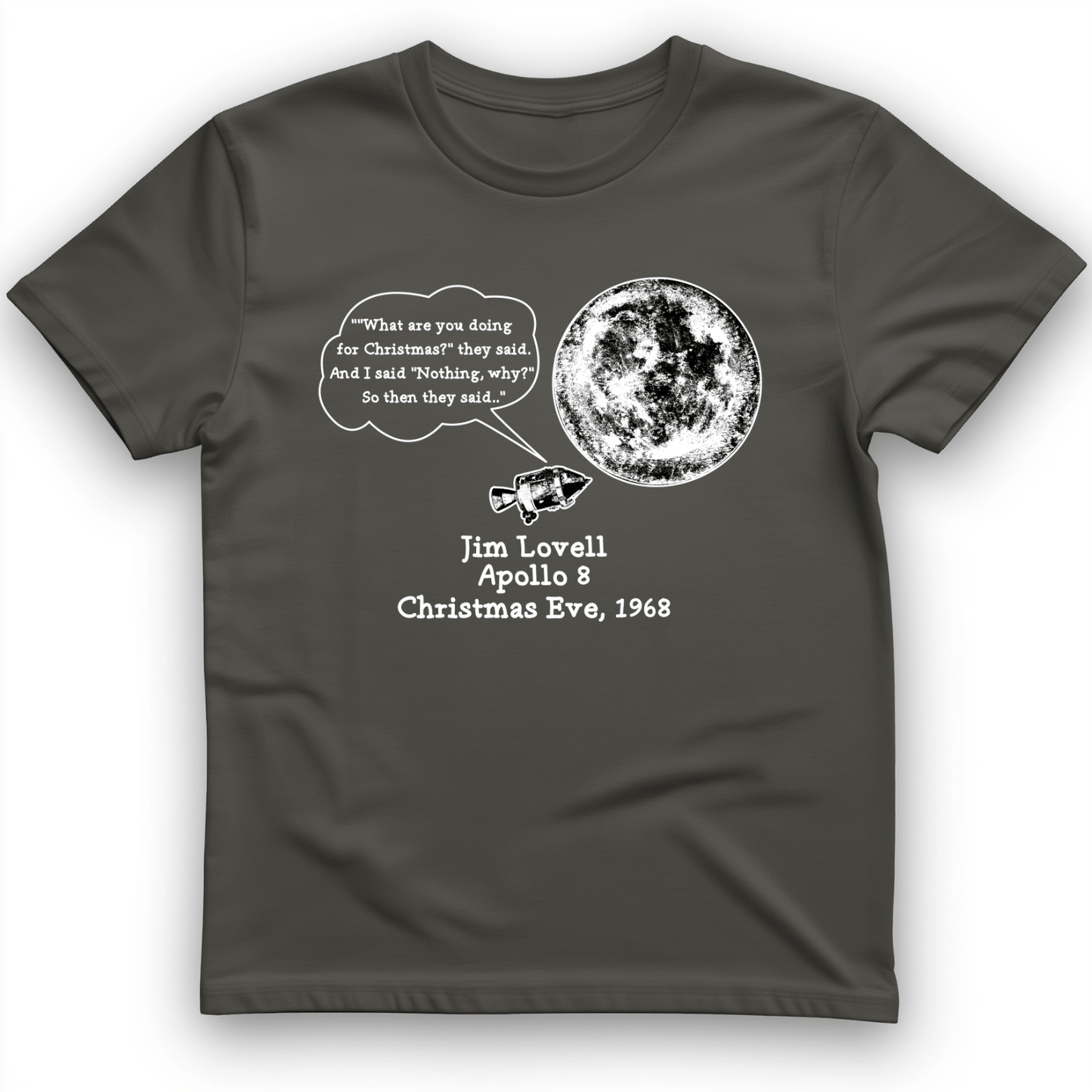 Apollo 8 T-Shirt Charcoal / S
