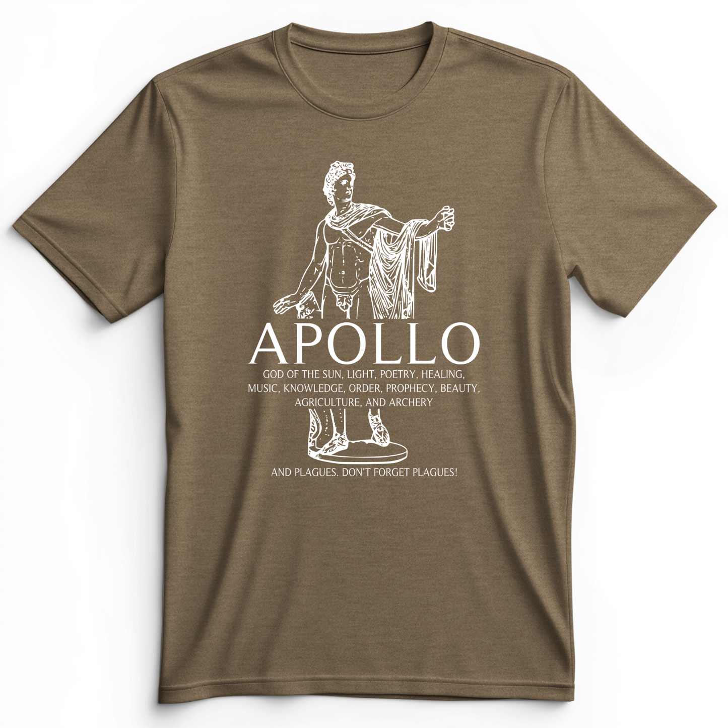 Apollo Premium Tee Heather Olive / S