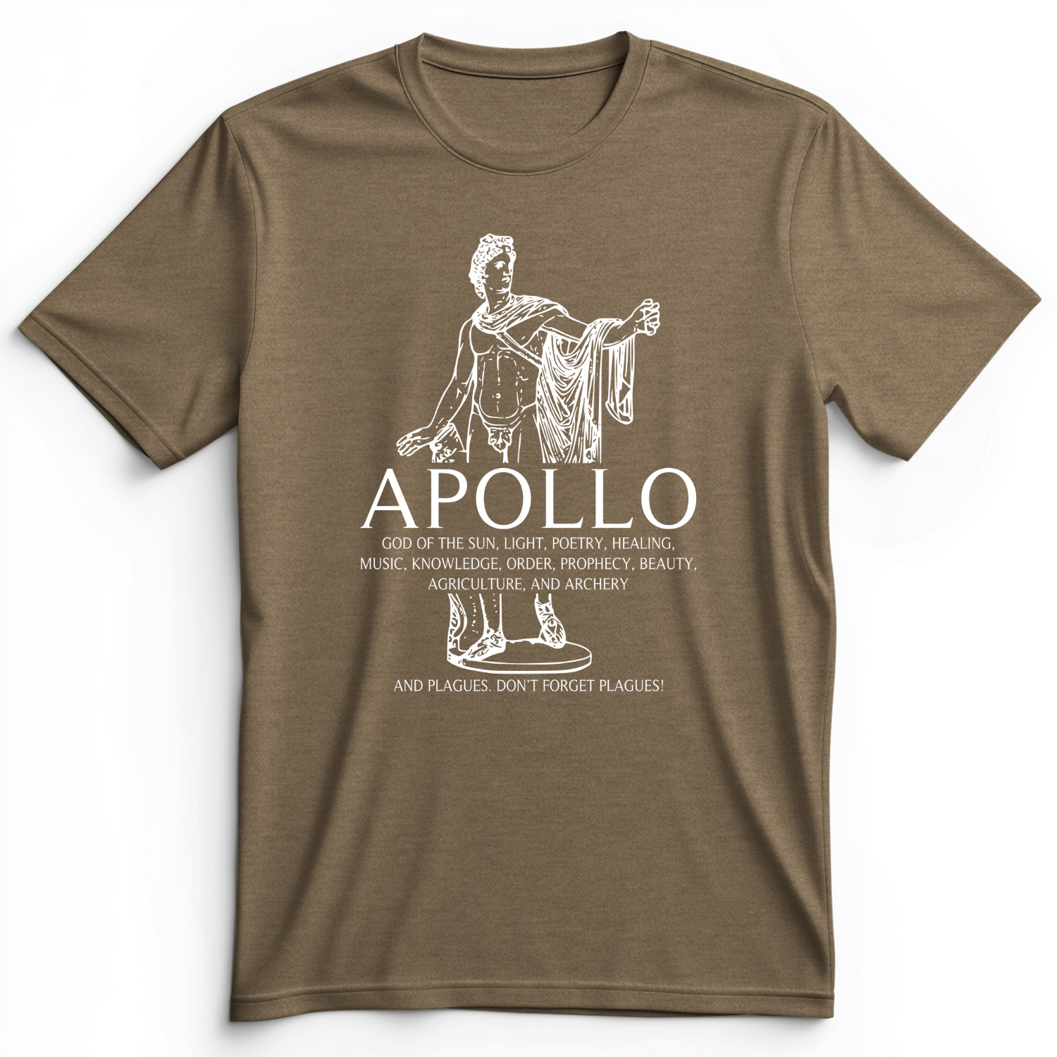 Apollo Premium Tee Heather Olive / S