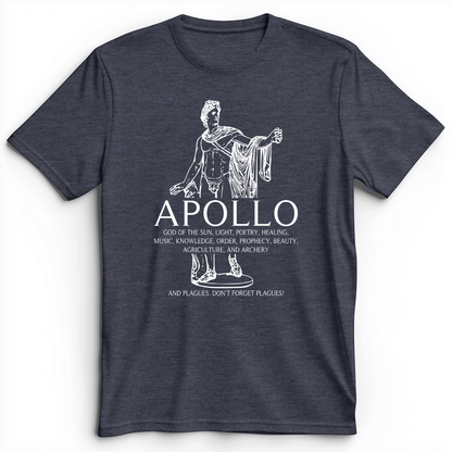 Apollo Premium Tee Heather Navy / S