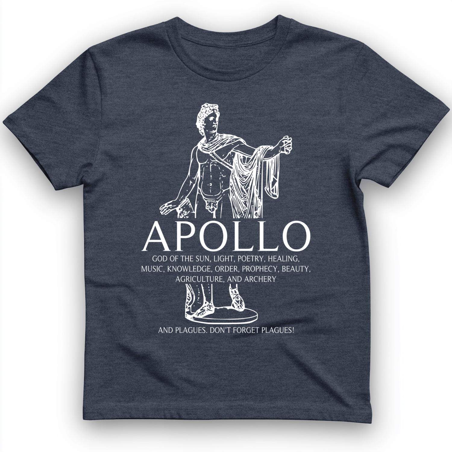 Apollo T-Shirt Heather Navy / S