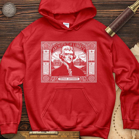 Architect of Liberty Hoodie Red / S