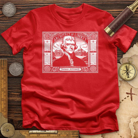 Architect of Liberty T-Shirt Red / S