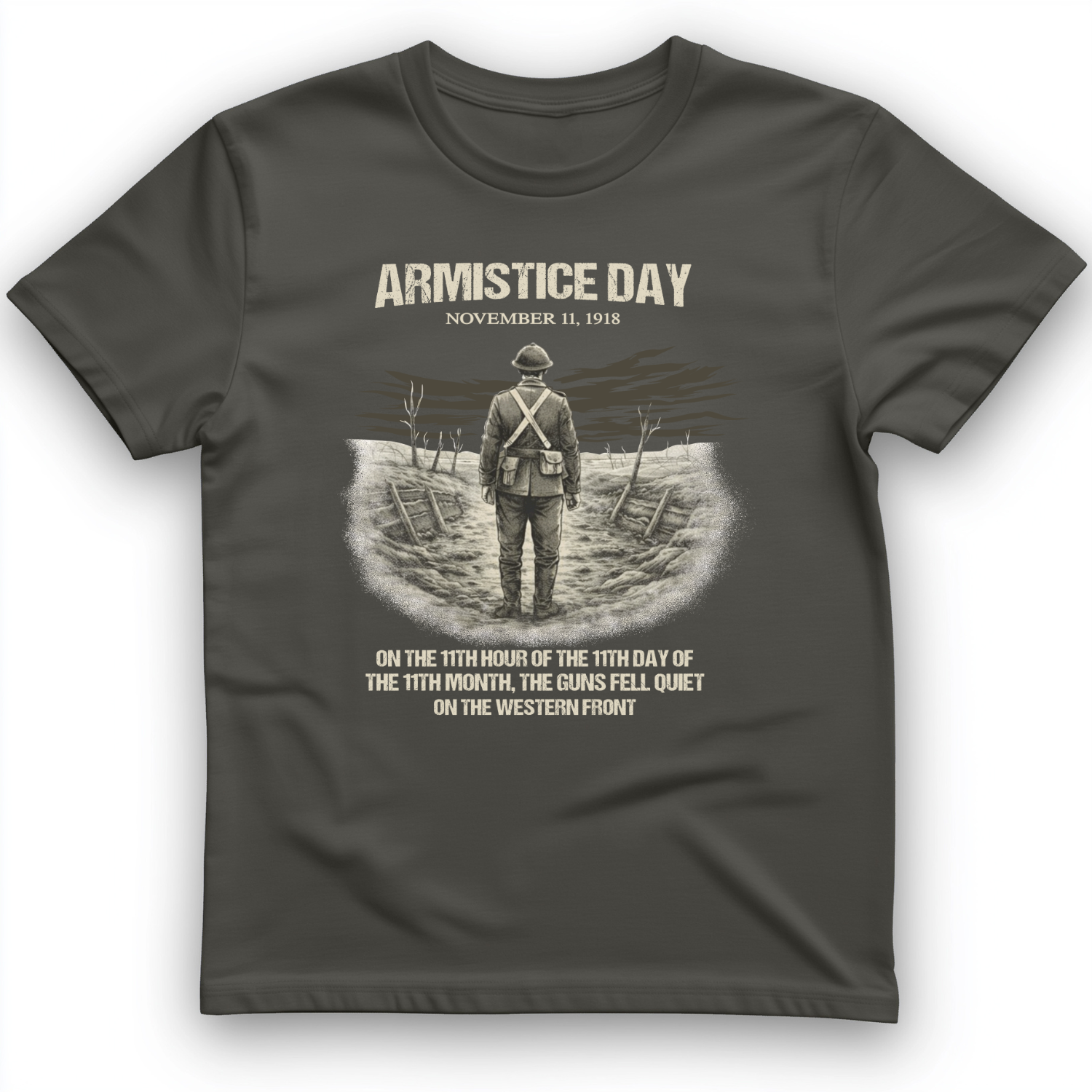 Armistice Day T-Shirt Charcoal / S