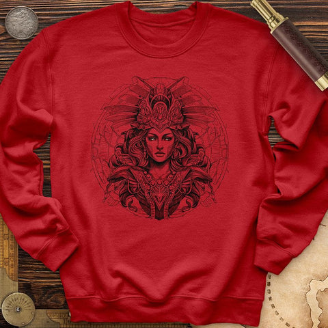 Athena's Majesty Crewneck Red / S