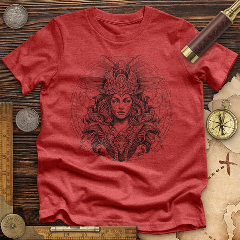 Athena's Majesty High Quality Tee Heather Red / S