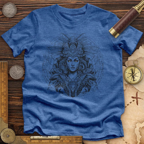 Athena's Majesty High Quality Tee Heather True Royal / S