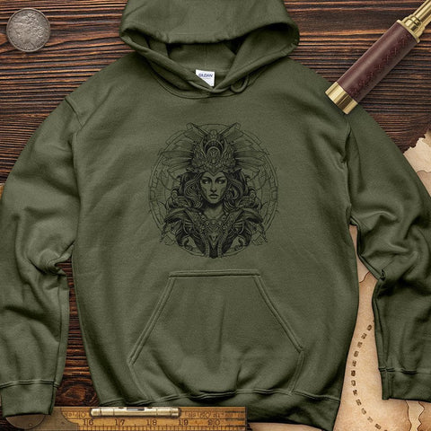 Athena's Majesty Hoodie Military Green / S