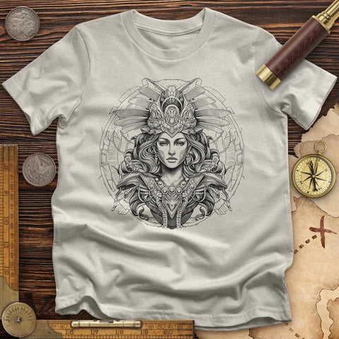 Athena's Majesty T-Shirt Ice Grey / S