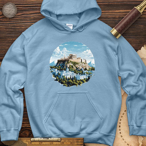 Athens Hoodie Light Blue / S