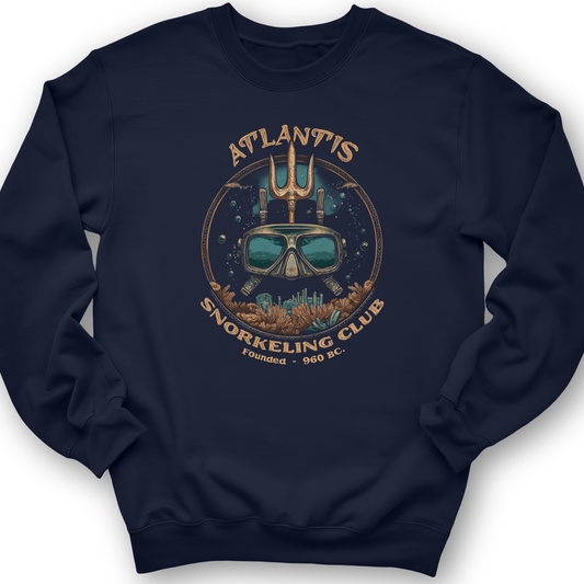 Atlantis Crewneck Navy / S