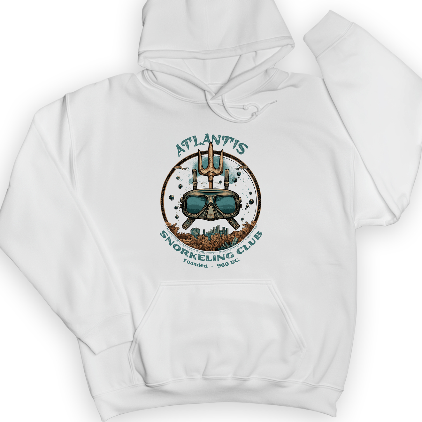 Atlantis Hoodie White / S