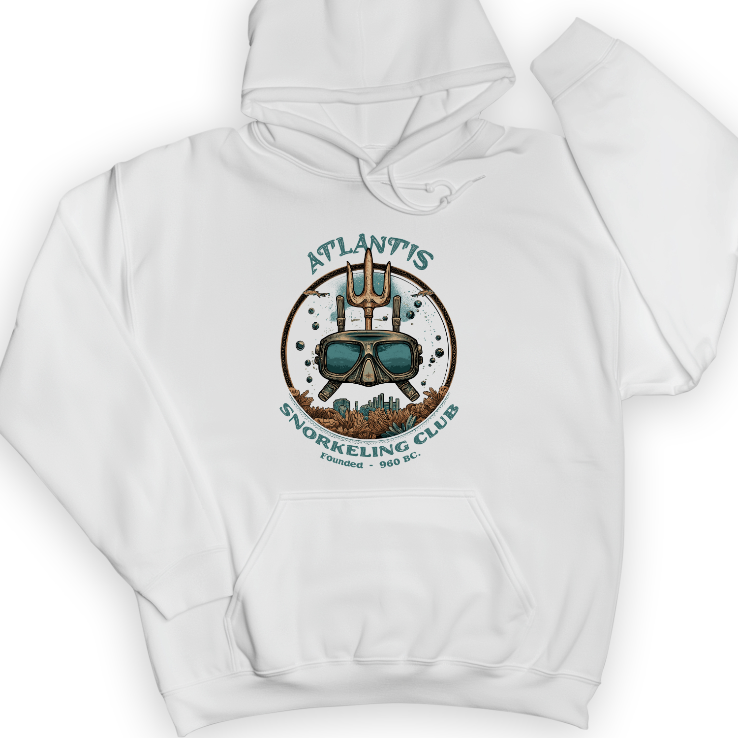 Atlantis Hoodie White / S