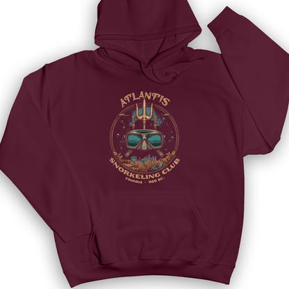 Atlantis Hoodie Maroon / S