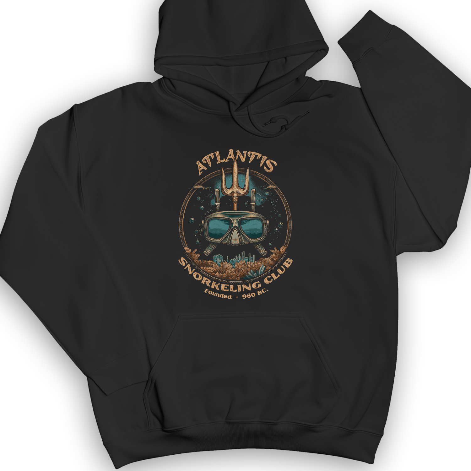 Atlantis Hoodie Black / S
