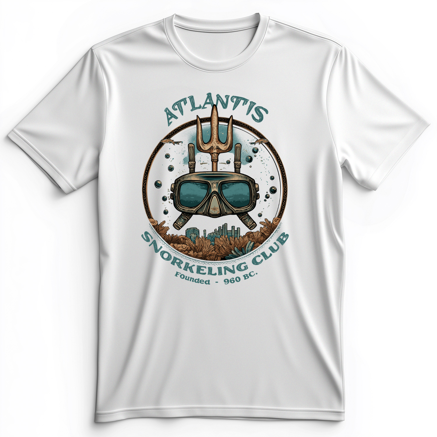 Atlantis Premium Tee White / S