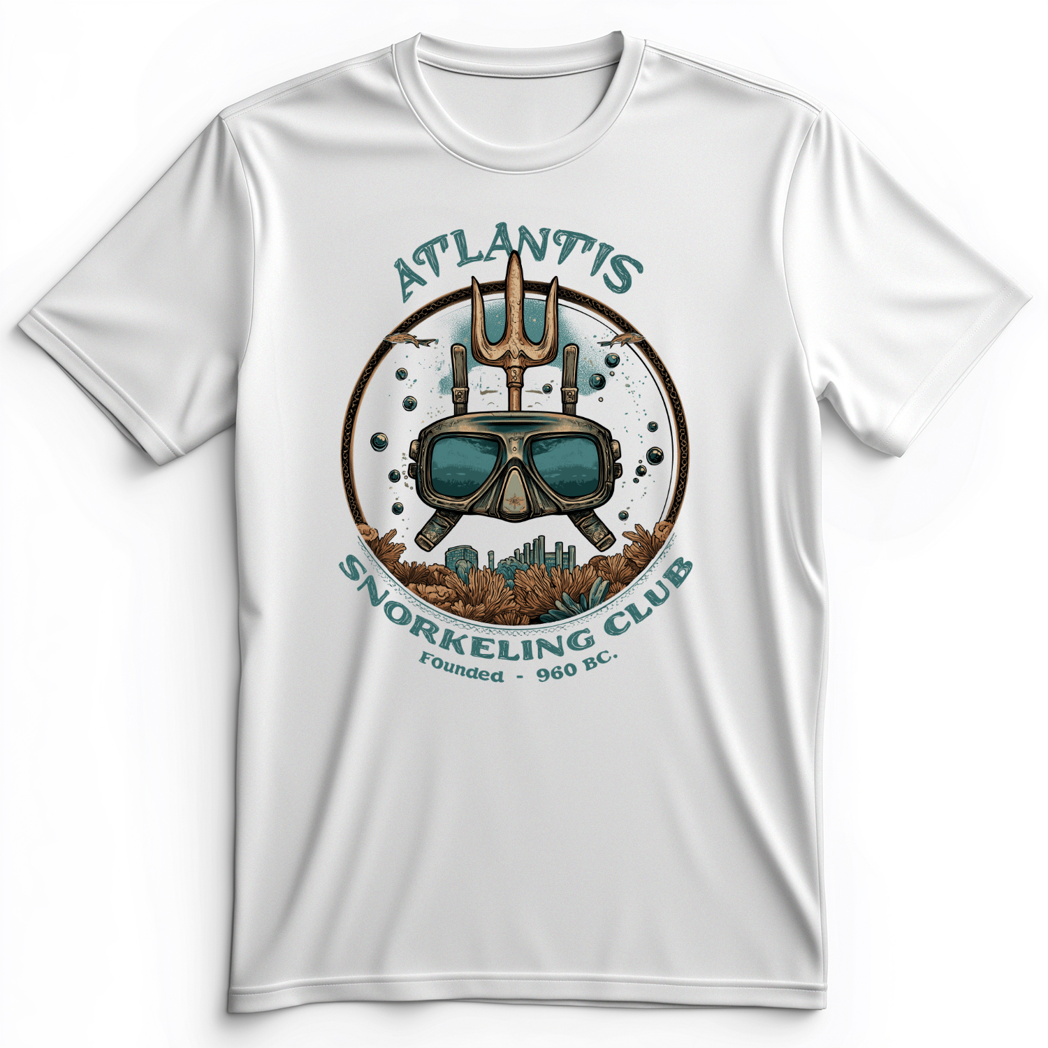 Atlantis Premium Tee White / S