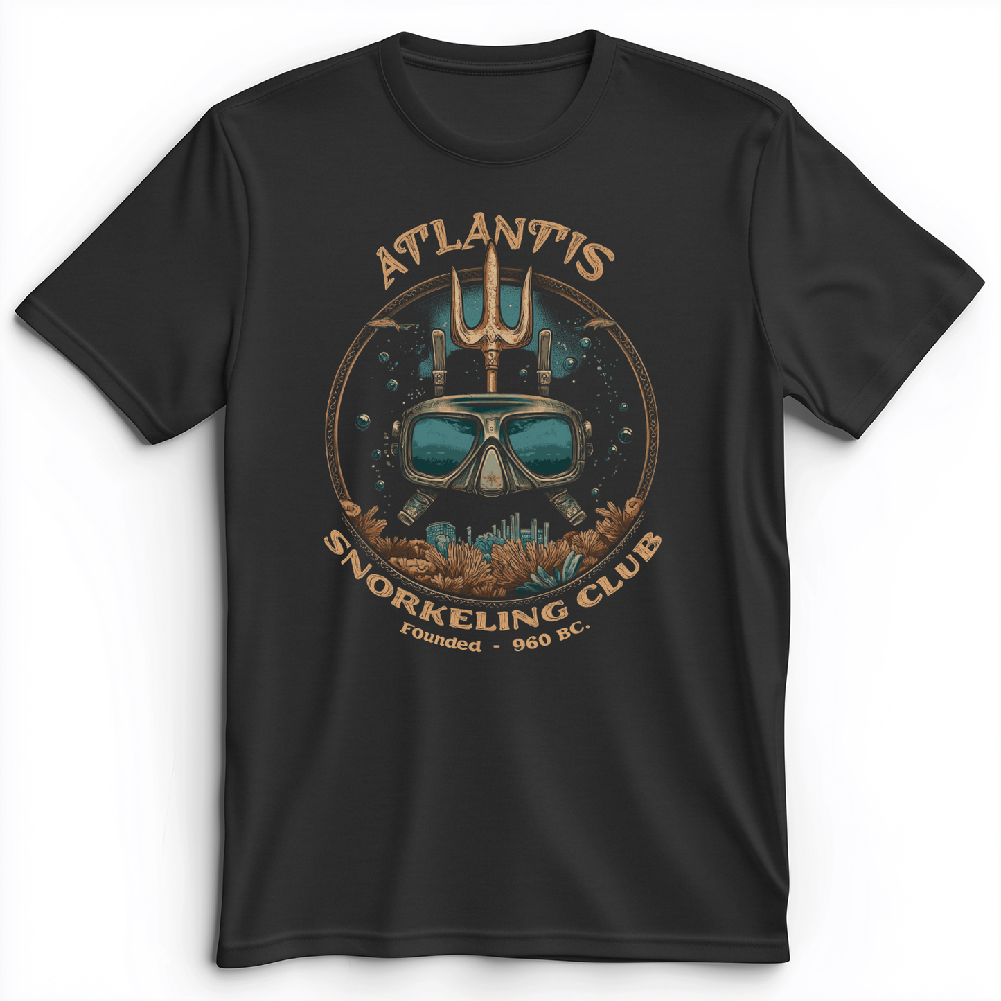Atlantis Premium Tee Dark Grey Heather / S