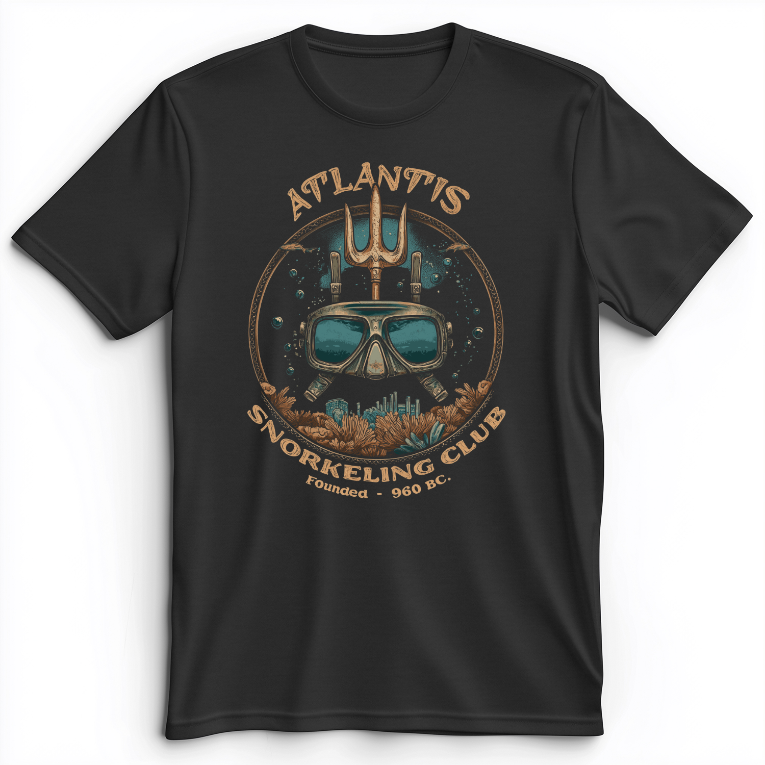 Atlantis Premium Tee Dark Grey Heather / S