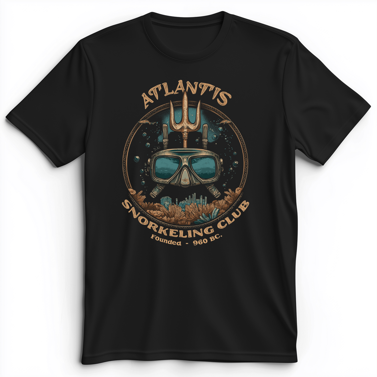 Atlantis Premium Tee Black / S