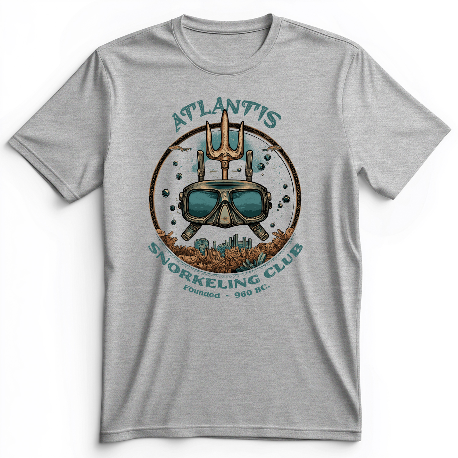 Atlantis Premium Tee Athletic Heather / S