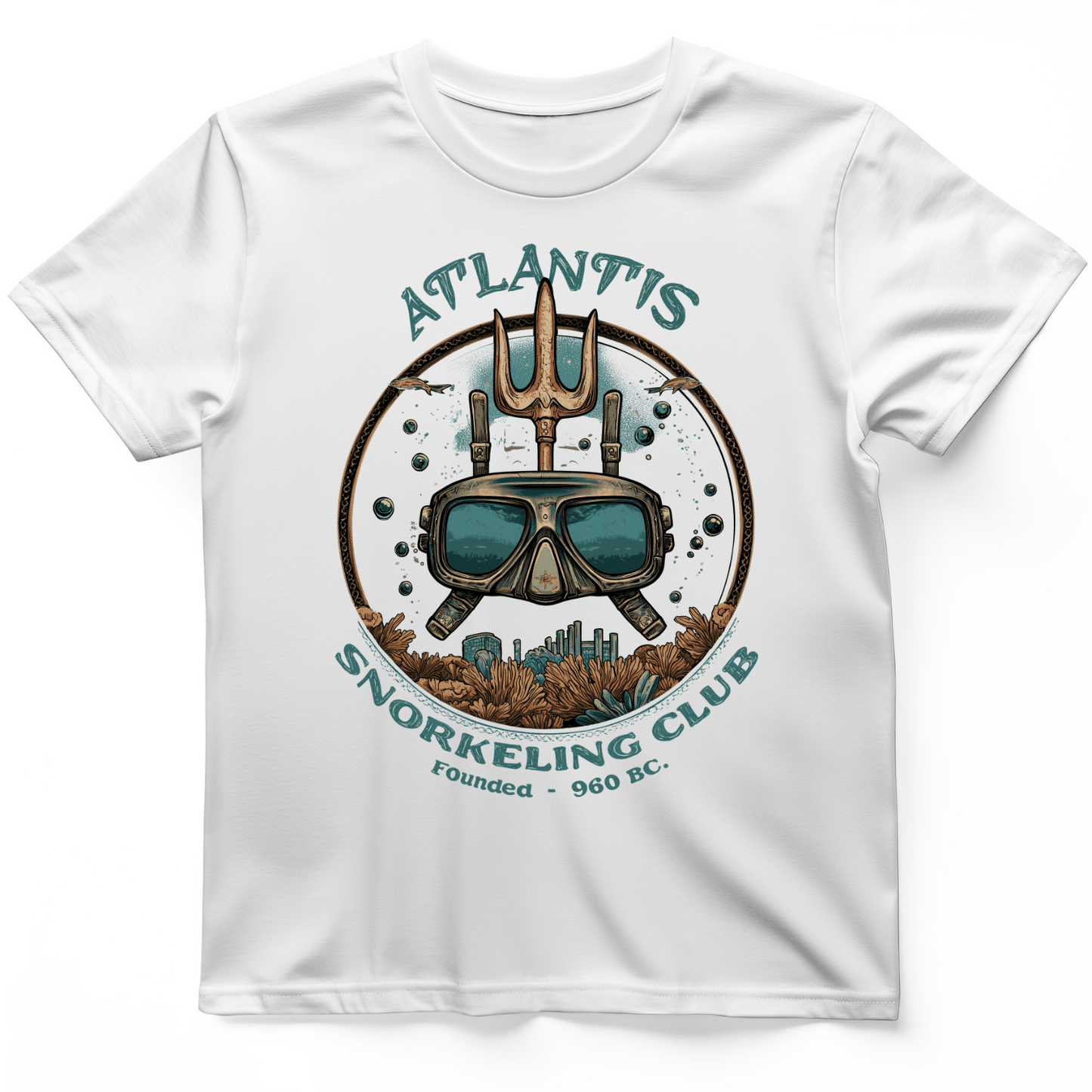 Atlantis T-Shirt White / S