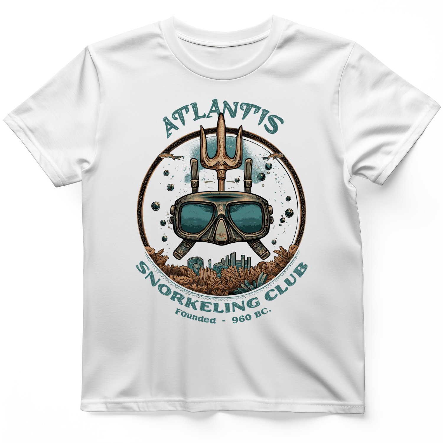 Atlantis T-Shirt White / S