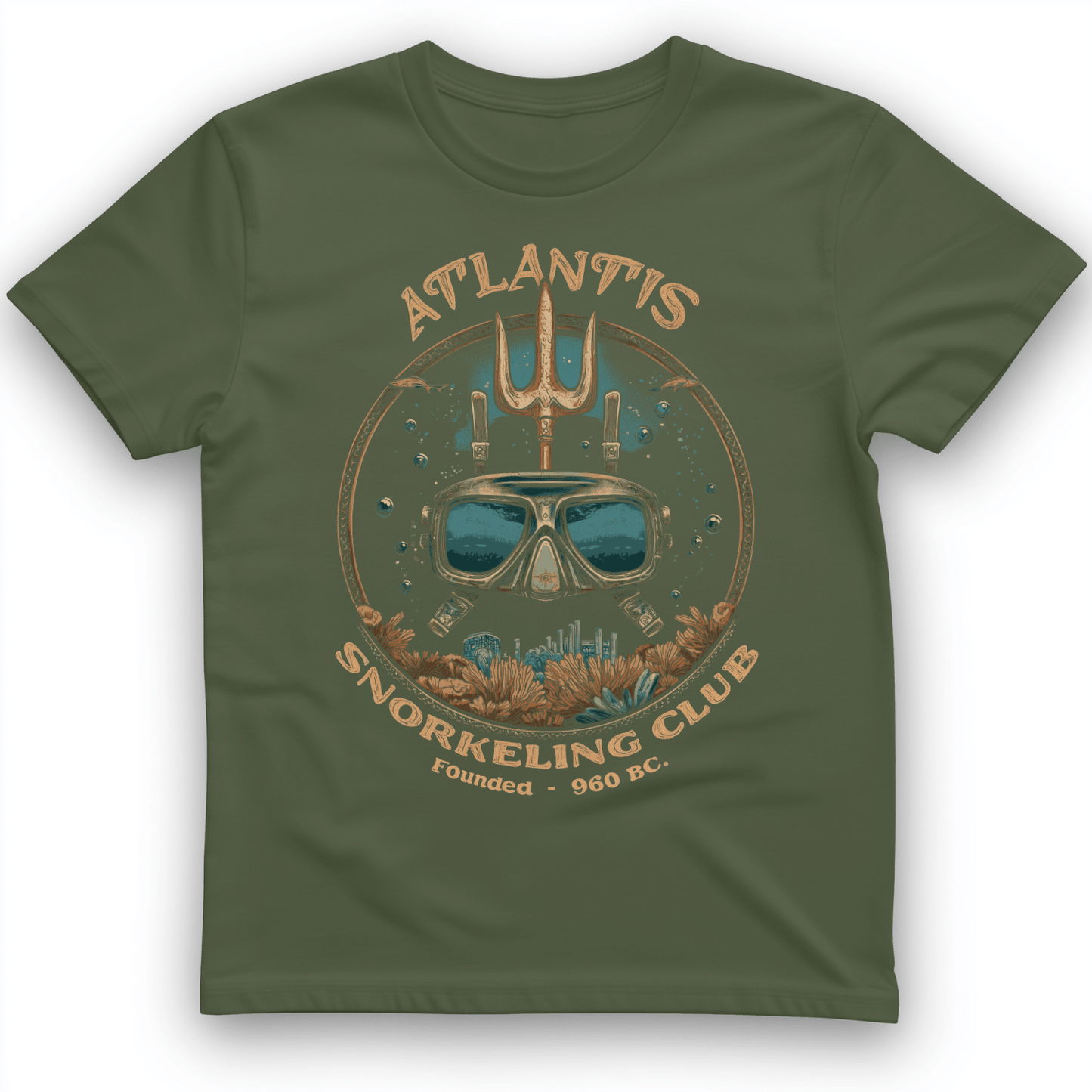 Atlantis T-Shirt Military Green / S