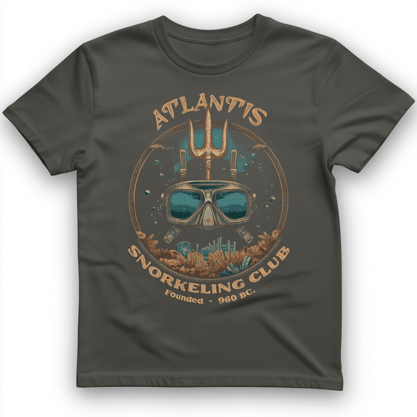 Atlantis T-Shirt Charcoal / S