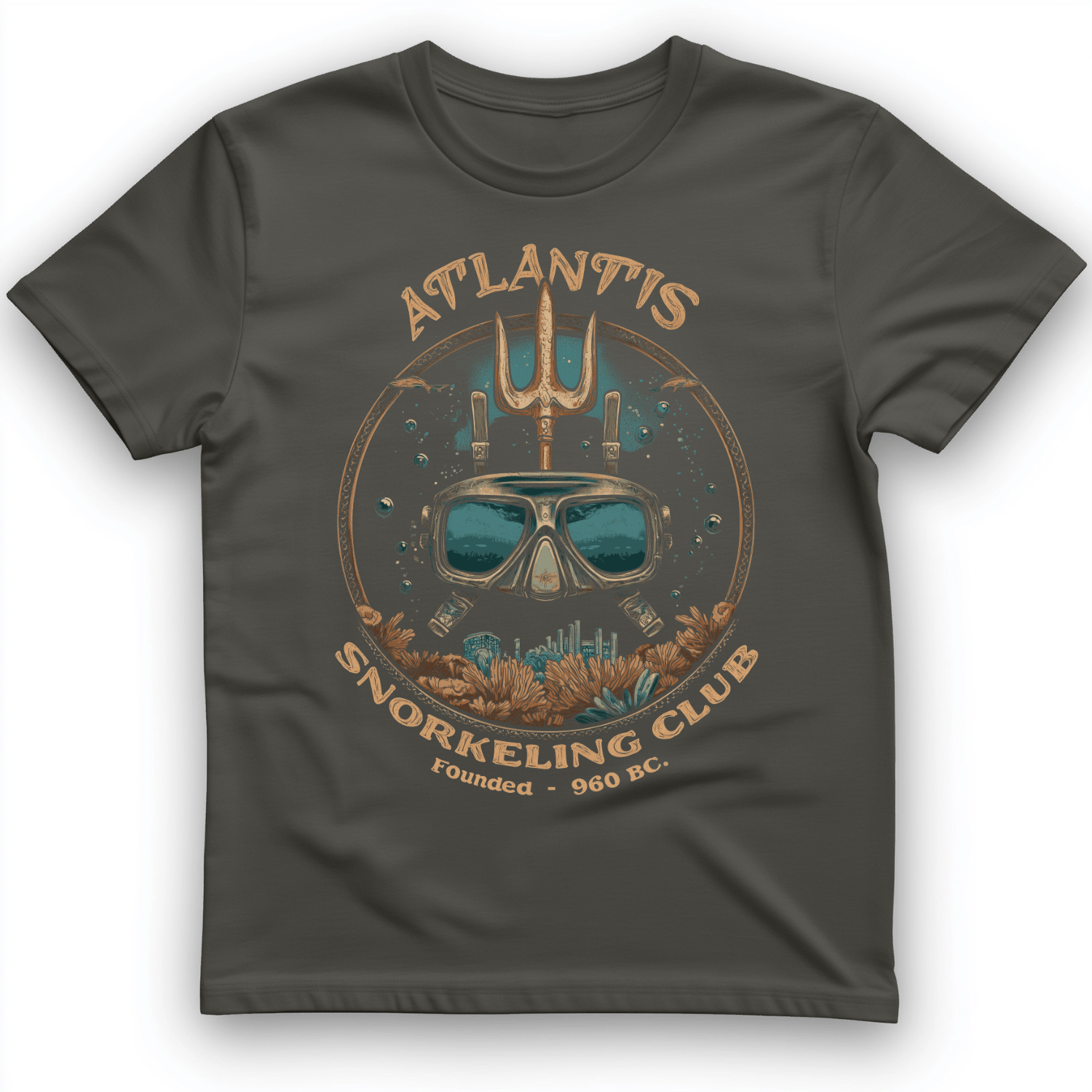 Atlantis T-Shirt Charcoal / S
