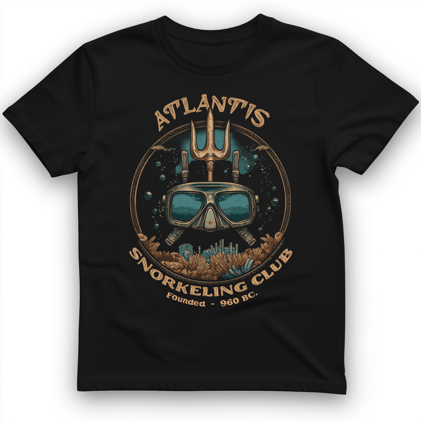 Atlantis T-Shirt Black / S