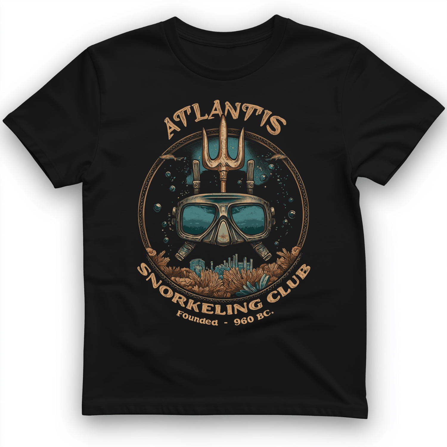 Atlantis T-Shirt Black / S