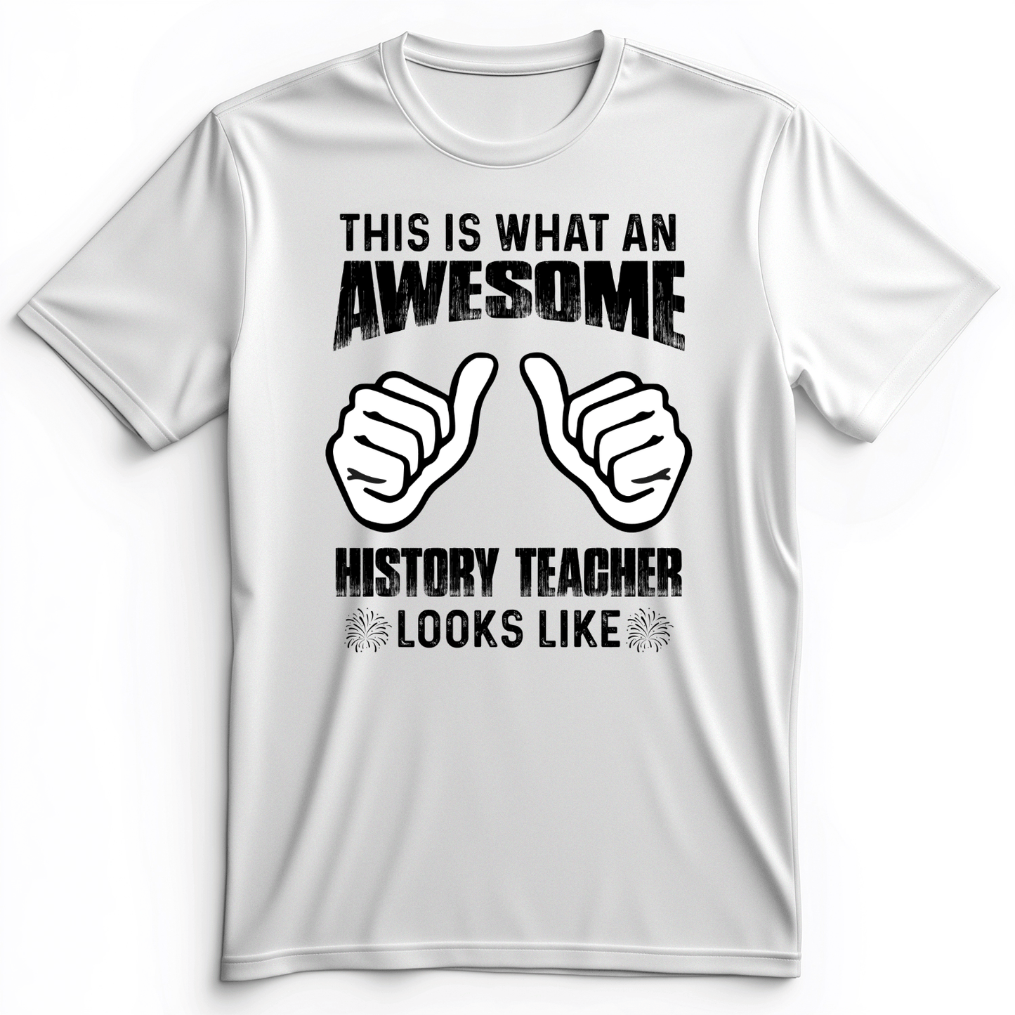 Awesome History Teacher Premium Tee White / S