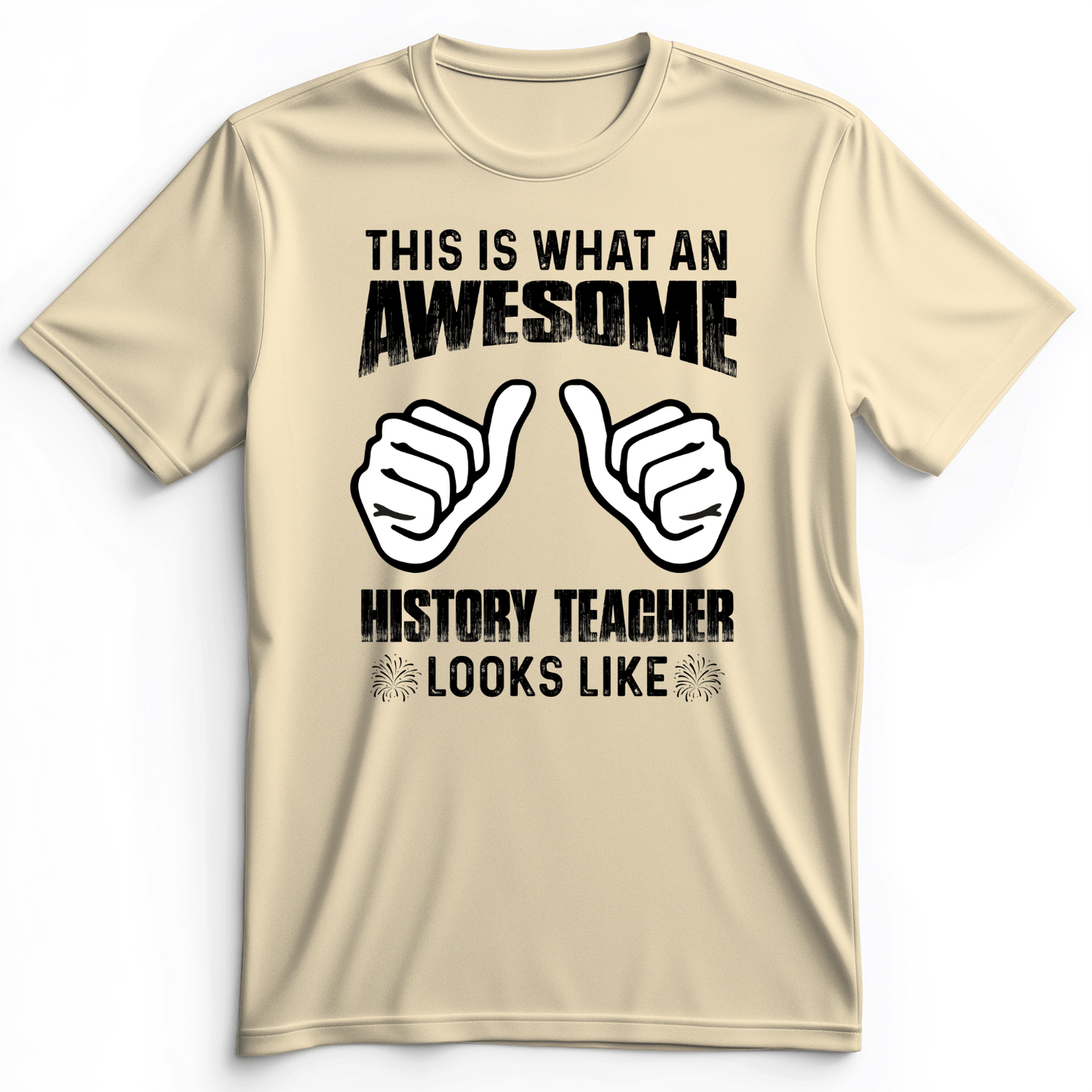 Awesome History Teacher Premium Tee Natural / S